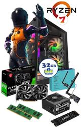 PC AMD RYZEN 7 5700 32GB D4 1TB A520 RX7600 KIT